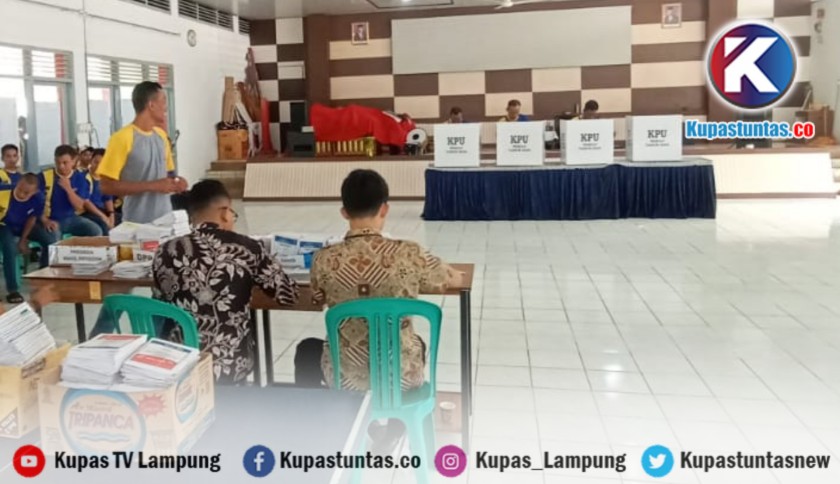 Kupas Tuntas 8 189 Napi Di Lampung Ikut Nyoblos Pemilu 2024 Total 31 TPS