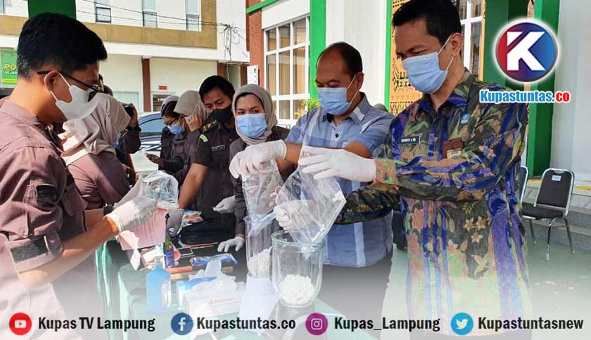 Kupas Tuntas Kejari Metro Musnahkan Barang Bukti Sabu Ganja Dan