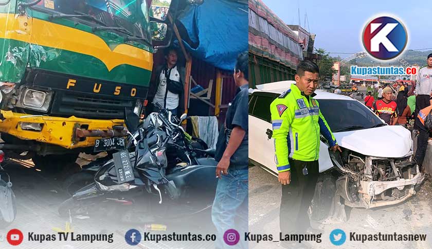 Kupas Tuntas - Kronologi Truk Fuso Tabrak 2 Mobil Dan Belasan Motor Di ...