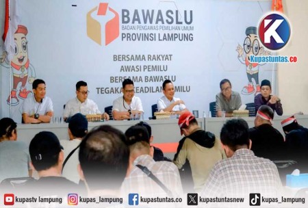 Kupas Tuntas Bawaslu Lampung Sampaikan Hasil Pengawasan Tahapan