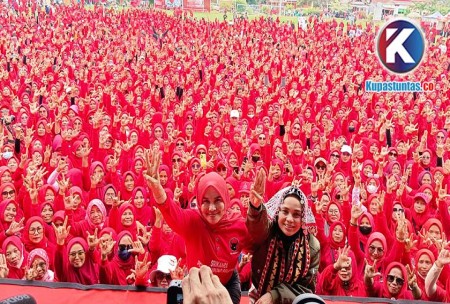 Kupas Tuntas Kampanye Di Lampung Selatan Siti Atiqoh Ajak Srikandi