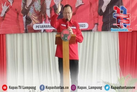 Kupas Tuntas Rakercab Iv Dpc Pdi Perjuangan Pesawaran Sudin Minta Kader Jaga Etika Politik