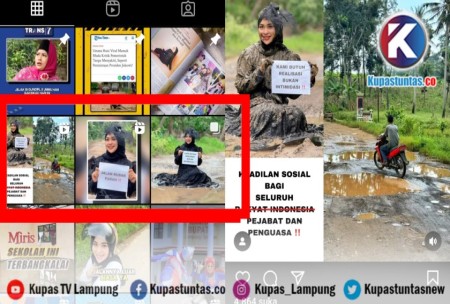 Kupas Tuntas Selebgram Cantik Banjir Pujian Usai Viralkan Jalan Rusak