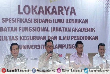 Kupas Tuntas Unila Gelar Lokakarya Spesifikasi Bidang Ilmu Kenaikan