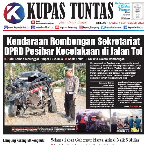 Kupas Tuntas Surat Kabar Harian Kupas Tuntas Edisi Kamis