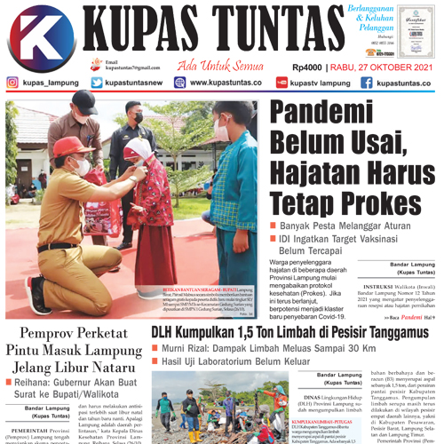 Kupas Tuntas Surat Kabar Harian Kupas Tuntas Edisi Rabu 27 Oktober 2021