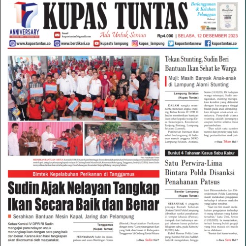 Kupas Tuntas Surat Kabar Harian Kupas Tuntas Edisi Rabu Agustus