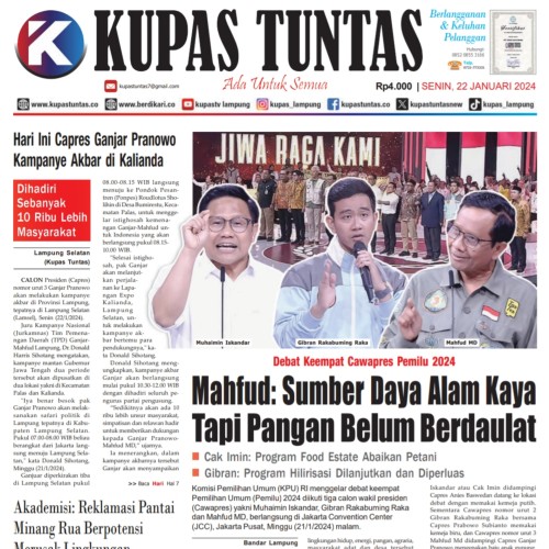 Kupas Tuntas Surat Kabar Harian Kupas Tuntas Edisi Senin Januari