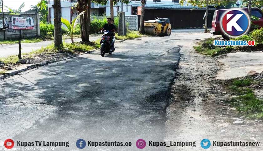 Kupas Tuntas Usai Viral Ruas Jalan Di Tanjung Senang Bandar Lampung