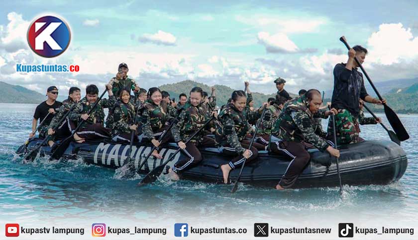 250 Pemuda Tridharma Digembleng di Markas Marinir Lampung, Siap Jadi Generasi Tangguh
