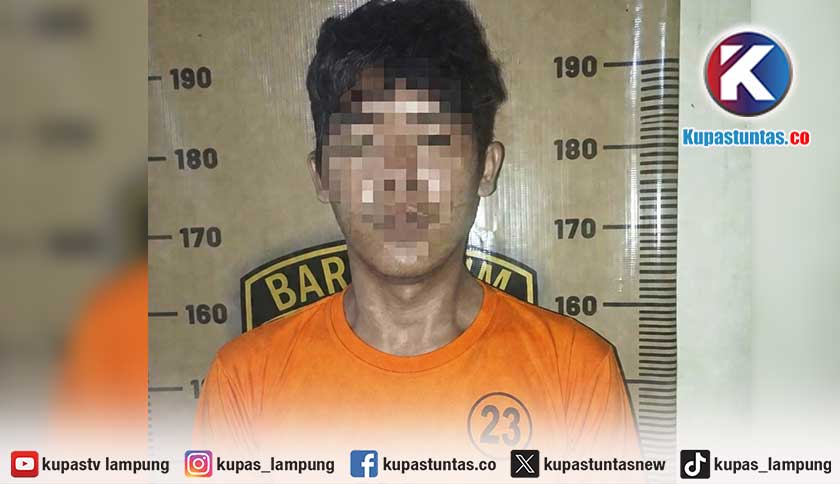 Kepergok Curi Motor, Maling di Bandar Lampung Diikat dan Dihajar Warga