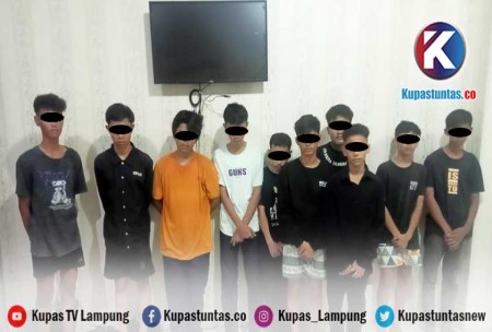 Kupas Tuntas - Bawa Sajam Dan Hendak Tawuran, 10 Remaja Anggota Geng ...