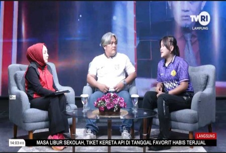 Mahasiswa Pendidikan Olahraga Teknokrat Lampung Bahas Sportivitas Atlet Muda di TVRI