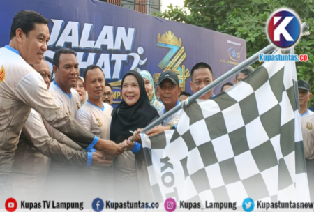 Peringatan HUT Ke-344 Bandar Lampung: Ribuan Warga Ramaikan Jalan Sehat, Tiga Posko Kesehatan Disiagakan