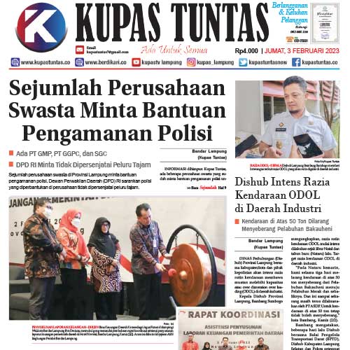 Kupas Tuntas - Surat Kabar Harian Kupas Tuntas Edisi Jumat, 3 Februari 2023