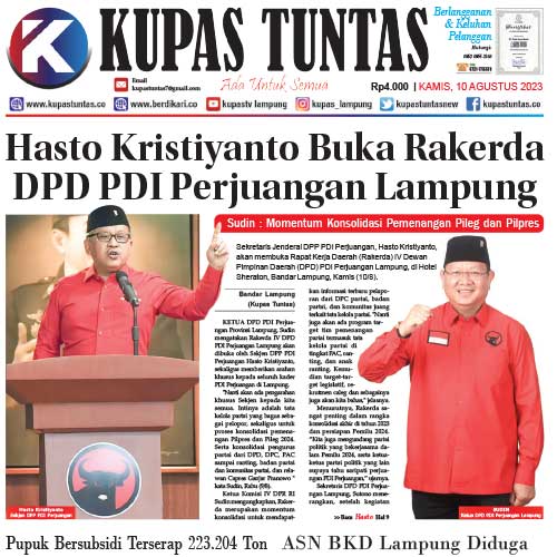 Kupas Tuntas Surat Kabar Harian Kupas Tuntas Edisi Kamis Agustus