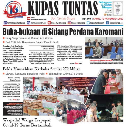 Kupas Tuntas Surat Kabar Harian Kupas Tuntas Edisi Kamis November