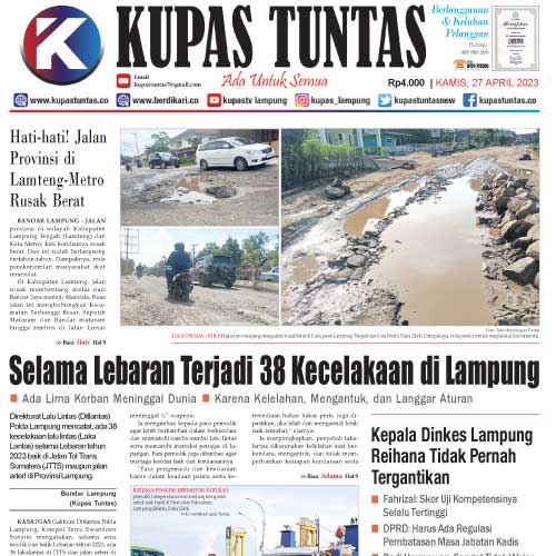 Kupas Tuntas - Surat Kabar Harian Kupas Tuntas Edisi Kamis, 27 April 2023