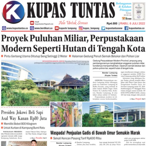 Kupas Tuntas Surat Kabar Harian Kupas Tuntas Edisi Rabu Juli