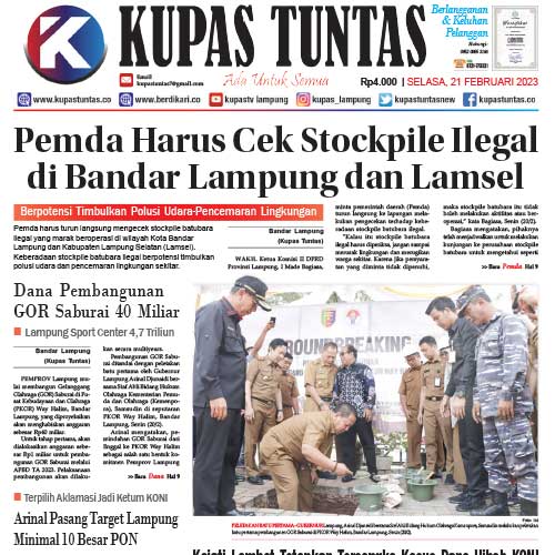 Kupas Tuntas - Surat Kabar Harian Kupas Tuntas Edisi Selasa, 21 ...