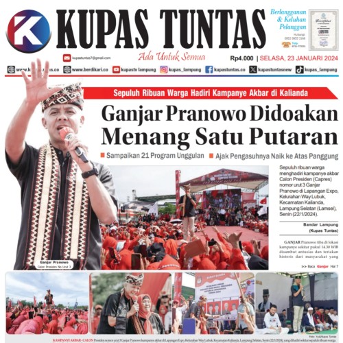 Kupas Tuntas - Surat Kabar Harian Kupas Tuntas Edisi Selasa, 23 Januari ...