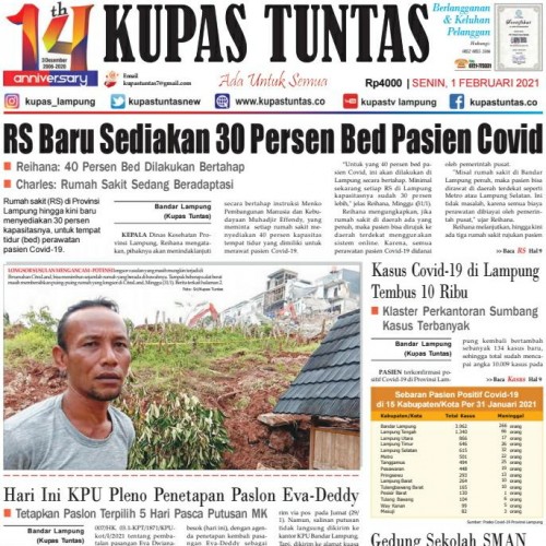 Kupas Tuntas - Surat Kabar Harian Kupas Tuntas Edisi Senin, 1 Februari 2021