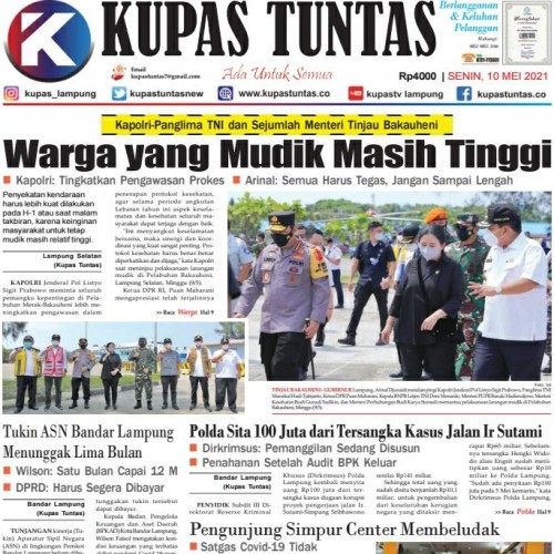 Kupas Tuntas - Surat Kabar Harian Kupas Tuntas Edisi Senin, 10 Mei 2021