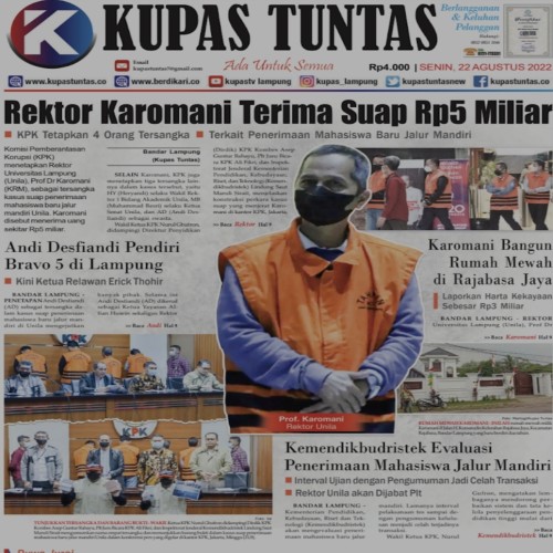 Kupas Tuntas Surat Kabar Harian Kupas Tuntas Edisi Senin 22 Agustus 2022